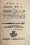 REPERTORIO DAS ORDENS DO DIA DADAS AO EXERCITO PORTUGUEZ DESDE 15 DE MARÃ‡O DE 1809 ATE