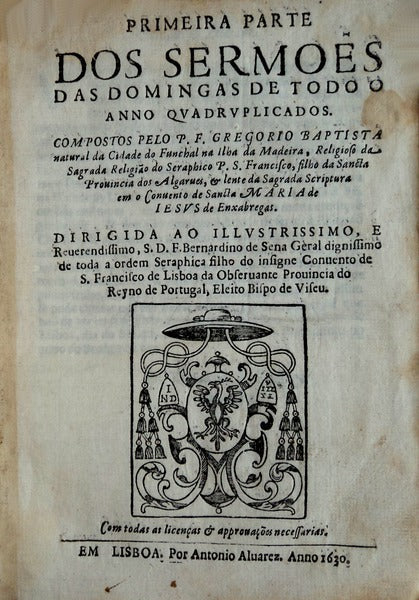 PRIMEIRA PARTE DOS SERMÃ•ES DAS DOMINGAS DE TODO O ANNO