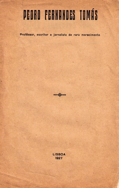 PEDRO FERNANDES TOMÃS.