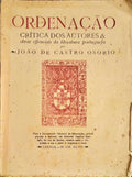 ORDENAÃ‡ÃƒO CRÃTICA DOS AUTORES E OBRAS ESSENCIAIS DA LITERATURA PORTUGUESA.