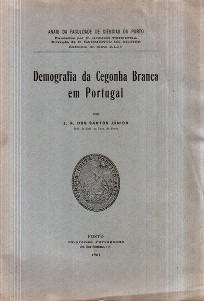 DEMOGRAFIA DA CEGONHA BRANCA EM PORTUGAL.