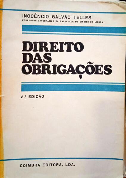 DIREITO DAS OBRIGAÃ‡Ã•ES.