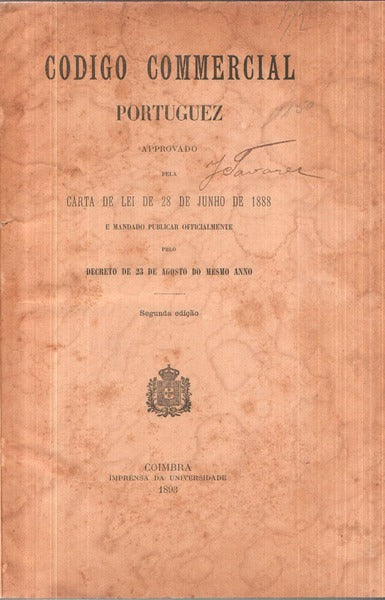 CODIGO COMMERCIAL PORTUGUEZ.