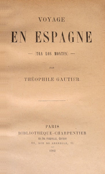 VOYAGE EN ESPAGNE.