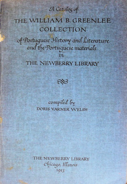 A CATALOG OF THE WILLIAM B. GREENLEE COLLECTION