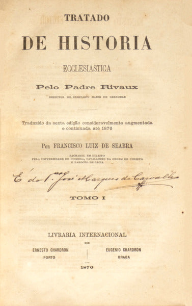 TRATADO DE HISTORIA ECCLESIASTICA.