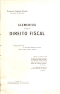 ELEMENTOS DE DIREITO FISCAL.