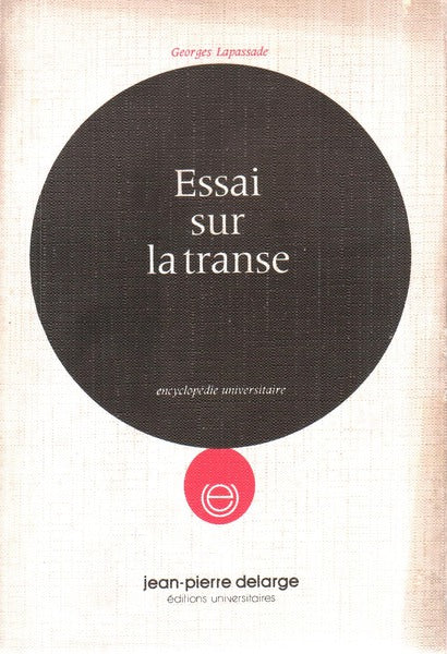 ESSAI SUR LA TRANSE.