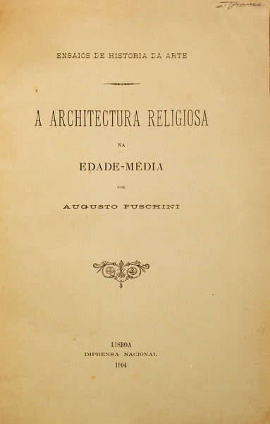 A ARCHITECTURA RELIGIOSA NA EDADE-MÃ‰DIA.