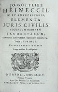ELEMENTA JURIS CIVILIS [DIREITO CIVIL]