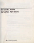 MICROSOFT WORKS - MANUAL DE REFERÃŠNCIA.
