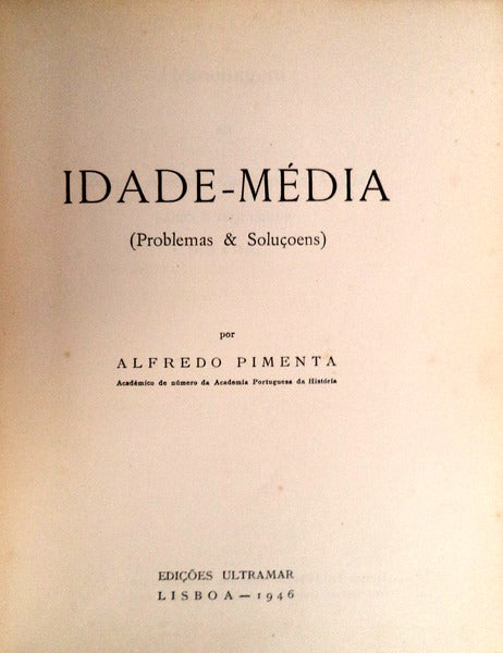 IDADE-MÃ‰DIA. (PROBLEMAS & SOLUÃ‡OENS).