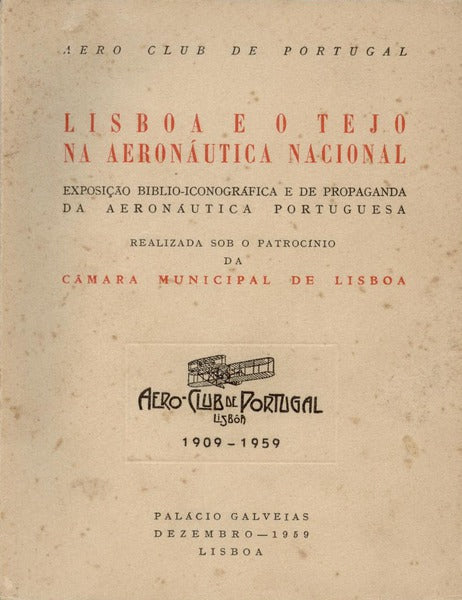 LISBOA E O TEJO NA AERONÃUTICA NACIONAL.