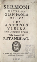 SERMONI DETTI DA GIAN PAOLO OLIVA E DA ANTONIO VIEIRA