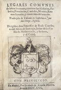 LVGARES COMVNES de letras humanas,