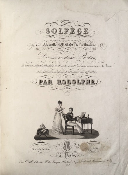 SOLFÃˆGE ou Nouvelle MÃ©thode de Musique.