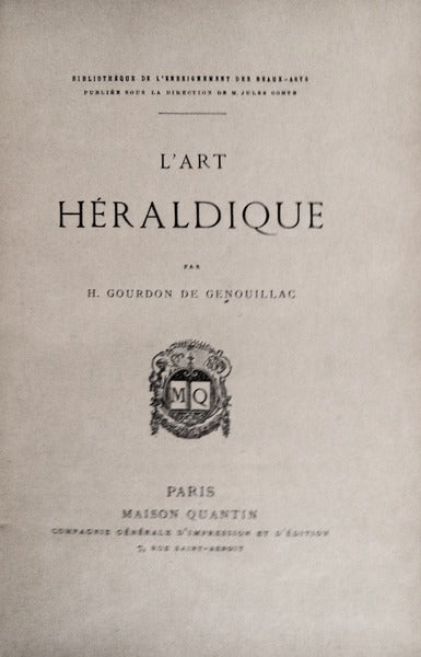 L'ART HÃ‰RALDIQUE.