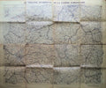 CARTOGRAFIA. SÃ‰C. XX. PELTIER. 1Âª GRANDE GUERRA. Frente Ocidental. 1914.