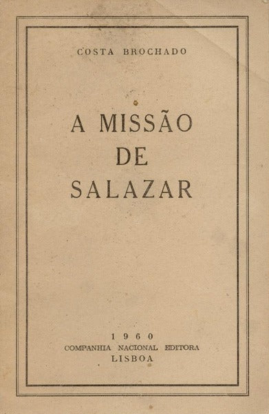 A MISSÃƒO DE SALAZAR.