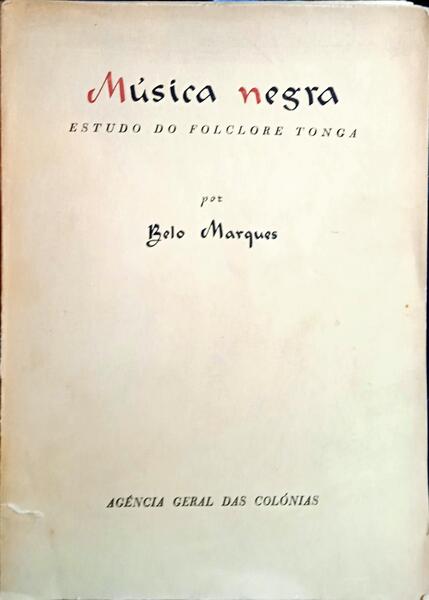MÃšSICA NEGRA (ESTUDOS DO FOLCLORE TONGA).