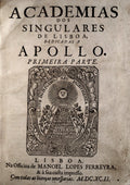 ACADEMIAS DOS SINGULARES DE LISBOA.