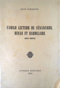 CAMILO LECTEUR DE SÃ‰NANCOUR, RENAN ET BAUDELAIRE.
