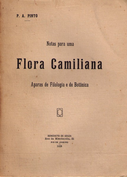 NOTAS PARA UMA FLORA CAMILIANA.
