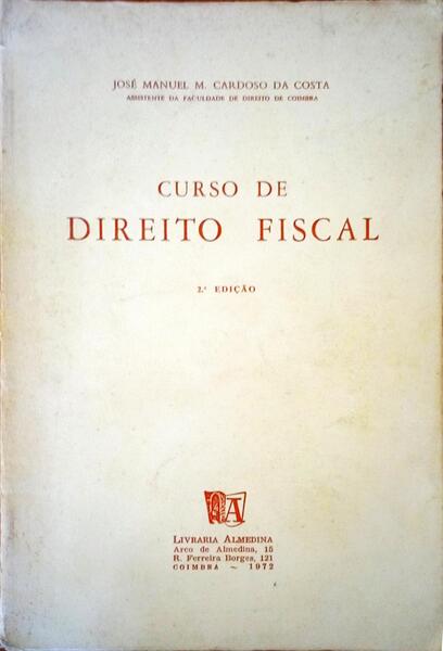 CURSO DE DIREITO FISCAL.