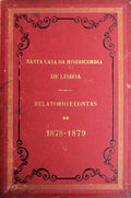 ENCADERNAÃ‡Ã•ES ARTÃSTICAS. 1880-1901. SANTA CASA DA MISERICORDIA DE LISBOA. RELATÃ“RIOS E CONTAS.