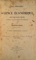 LES PROGRÃˆS DE LA SCIENCE Ã‰CONOMIQUE