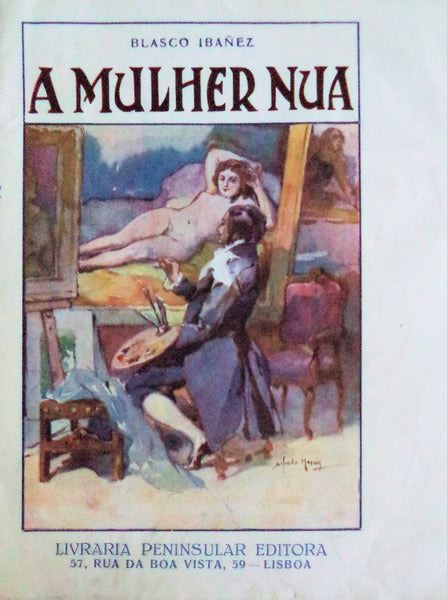 GRAVURA â€“ CAPA DE BROCHURA - Â«A MULHER NUAÂ».