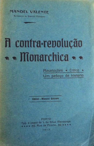 A CONTRA-REVOLUÃ‡ÃƒO MONARCHICA.