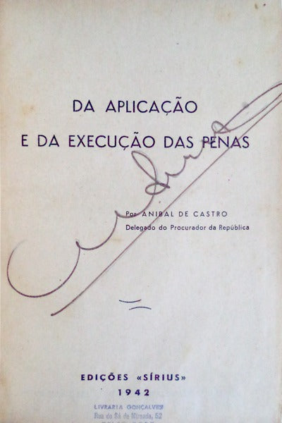 DA APLICAÃ‡ÃƒO E DA EXECUÃ‡ÃƒO DAS PENAS.
