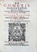 DE COMETIS DISSERTATIO Astronomico-Physica pvblice habita in gymnasio patavino Anno Domini M DC XIX. [1619]