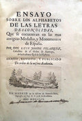 ENSAYO SOBRE LOS ALPHABETOS DE LAS LETRAS DESCONOCIDAS,