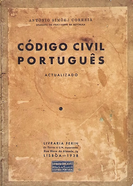 CÃ“DIGO CIVIL PORTUGUÃŠS.