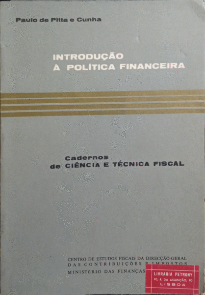 INTRODUÃ‡ÃƒO Ã€ POLÃTICA FINANCEIRA.