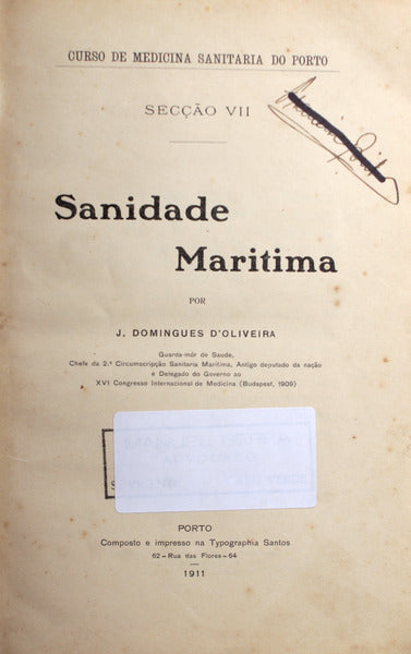 SANIDADE MARITIMA.