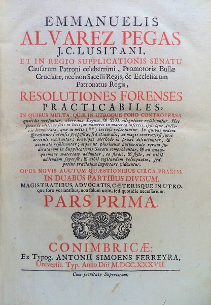 [RESOLUTIONIS FORENSES PRACTICABILES]