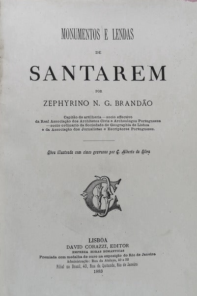 MONUMENTOS E LENDAS DE SANTAREM.