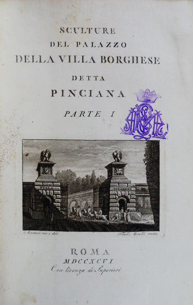 SCULTURE DEL PALAZZO DELLA VILLA BORGHESE