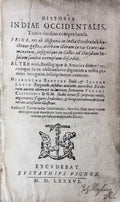 HISTORIA INDIAE OCCIDENTALIS - HISTORIA NAVIGATIONIS IN BRASILIAM,