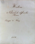 MANUSCRITO - HISTORIA NATURAL DE DIFFERENTES PASSAROS [DO BRASIL]. [MANUSCRIPT FIELD STUDY ON THE BIRDS OF BRAZIL]