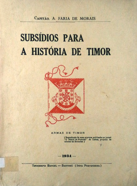 SUBSÃDIOS PARA A HISTÃ“RIA DE TIMOR.