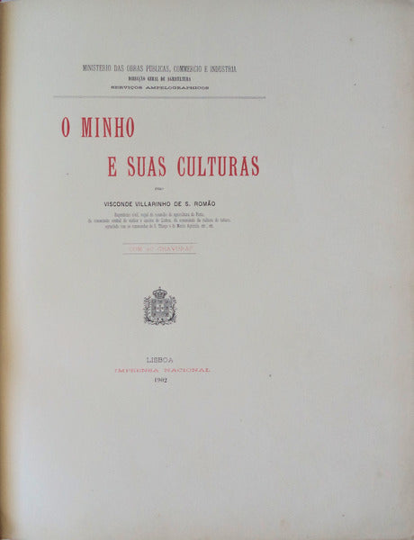 O MINHO E AS SUAS CULTURAS.