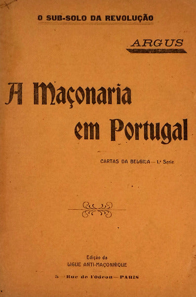 A MAÃ‡ONARIA EM PORTUGAL.