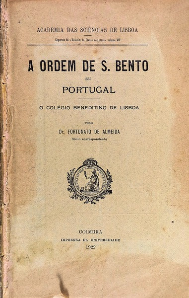 A ORDEM DE S. BENTO EM PORTUGAL.