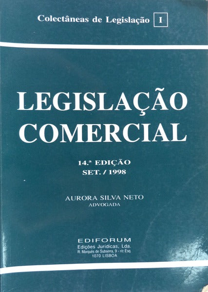 LEGISLAÃ‡ÃƒO COMERCIAL.