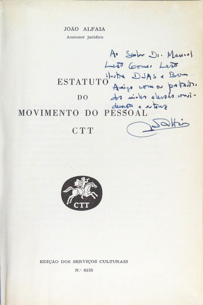 ESTATUTO DO MOVIMENTO DO PESSOAL CTT.