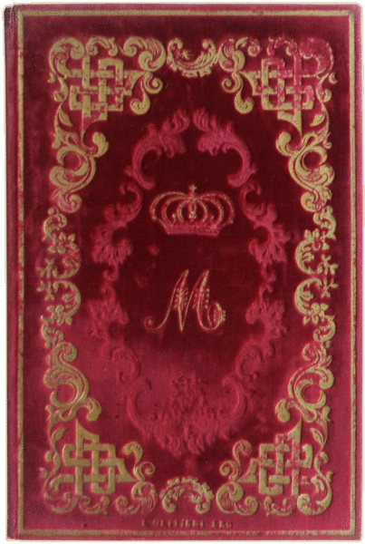 ENCADERNAÃ‡ÃƒO ARMORIADA DA CASA REAL - SÃ‰C. XIX - MEMORIE STORICHE INTORNO AL CARDINALI DI S. R. C. GUGLIELMO E GIOVANI DI MONTHOLON